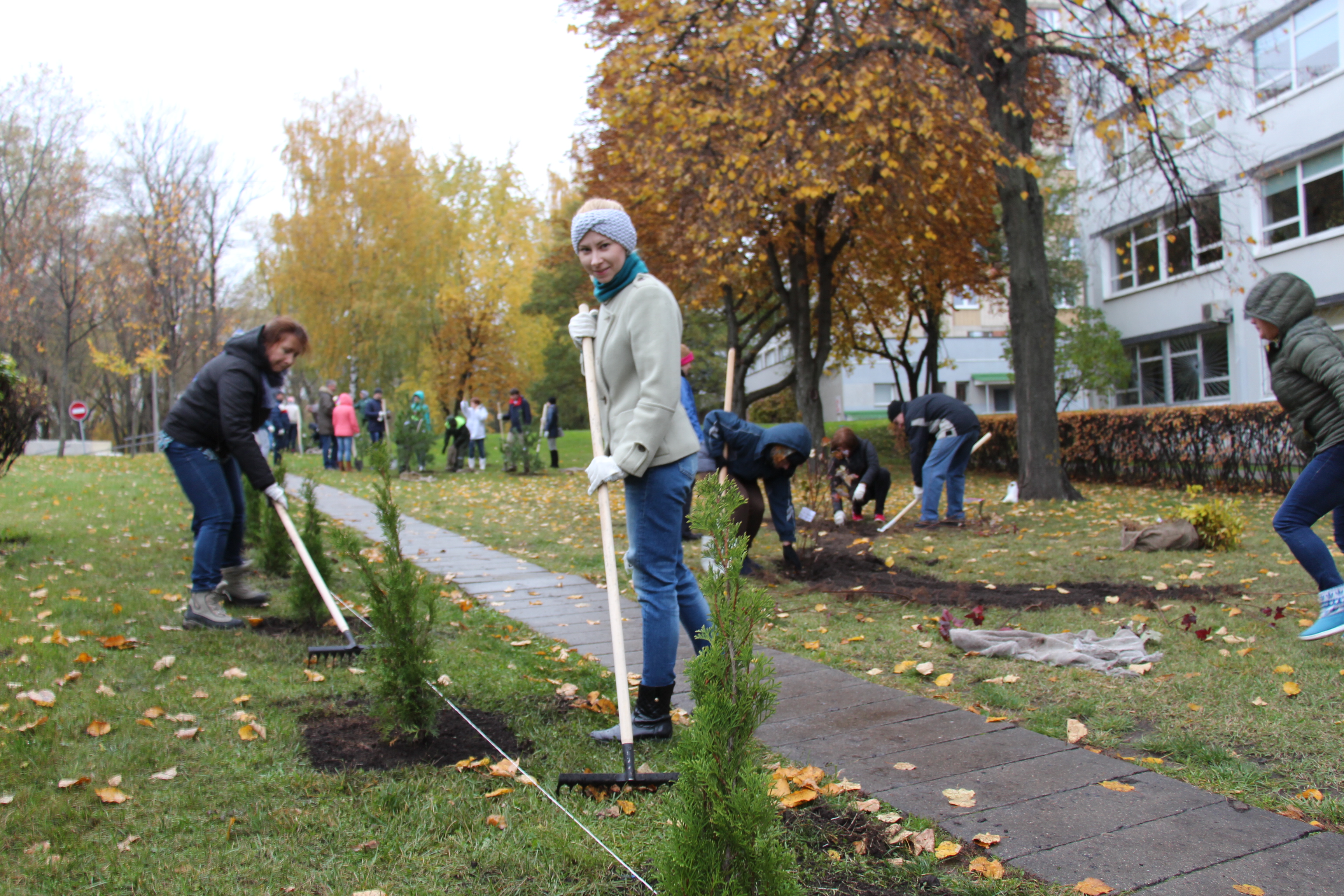 Во время субботника