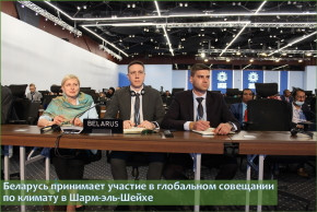 Беларусь принимает участие в глобальном совещании по климату в Шарм-эль-Шейхе