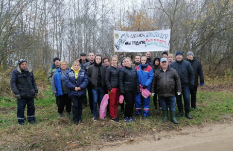 Могилевский облкомитет ПРиООС: уборка мусора пригородной территории р. Днепр около н.п. Половинный Лог, Могилевский р-н