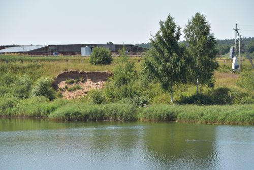 Территория карьера льнозавода