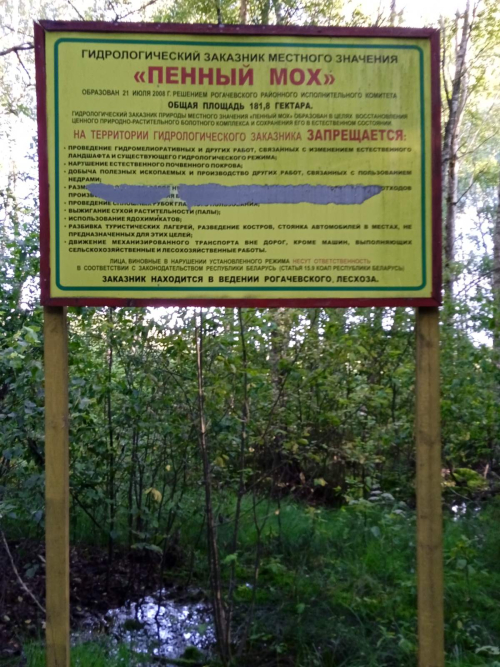 Заказник «Пенный Мох»