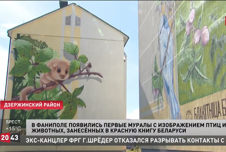 Репортаж о нанесении муралов в Дзержинском районе | Новости «24 часа» | СТВ | выпуск от 12 июля 2022 г.